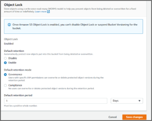Safeguarding your Data on Amazon S3 using Object Lock and Replication