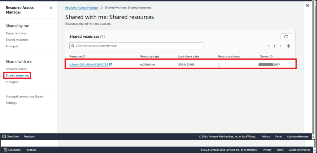Sharing resource across the account using AWS Resource Access Manager ...