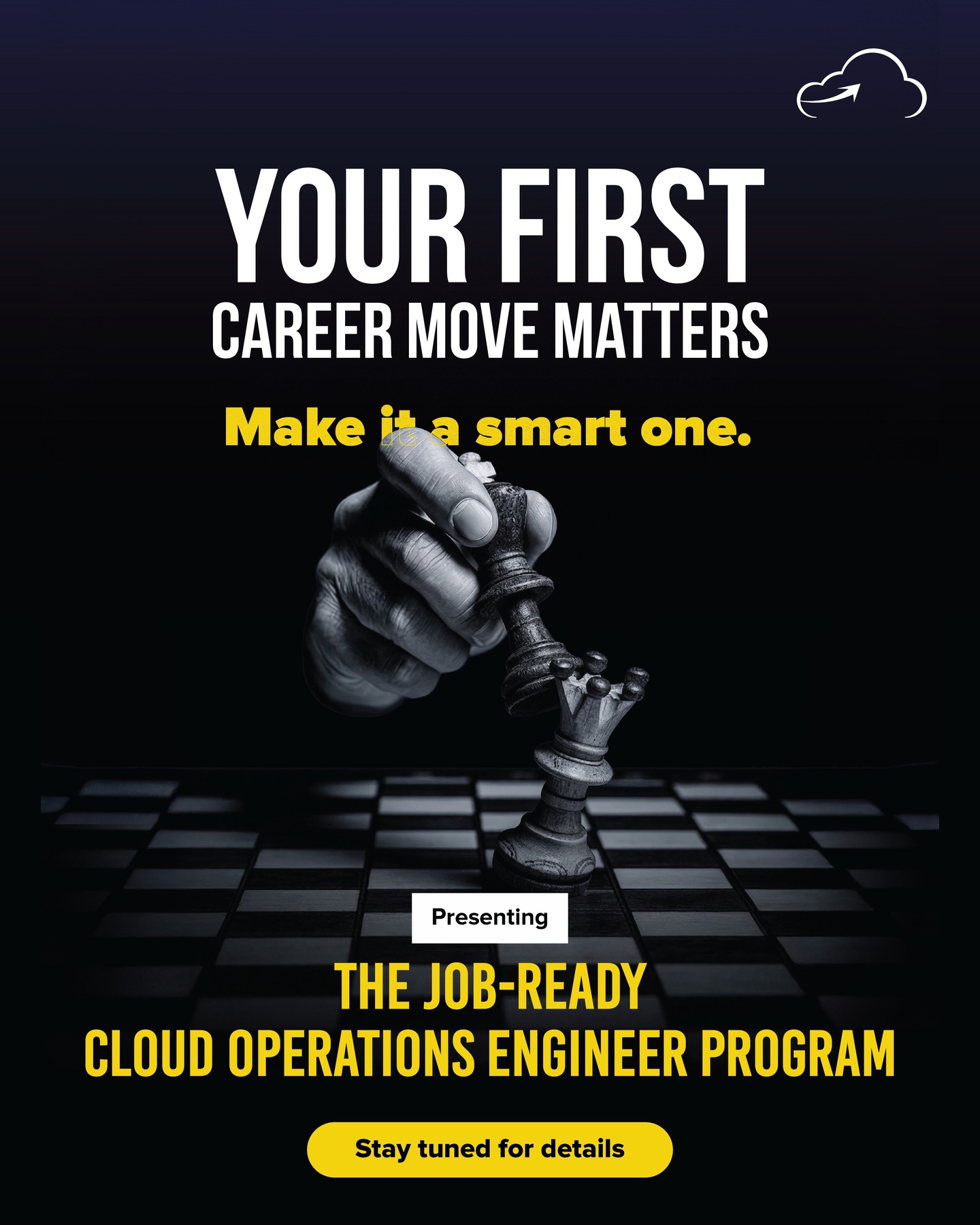 Not every move gets you ahead.

But the right one changes everything.

For IT students, fresh grads, early professionals, and career switchers—get ready to build practical, job-ready cloud skills.

Details coming soon.

#TechTraining #CloudOperations #Engineer #JobReady #CloudSkills