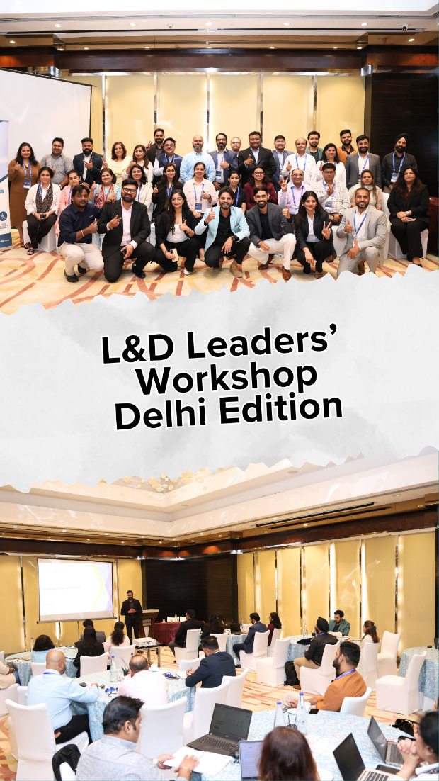 AI in L&D often feels out of reach, especially when it starts sounding too technical. That’s exactly what the conversation addressed at our L&D Leaders Workshop – Delhi Edition.

Instead of focusing on complex tools, the discussion centered on how L&D teams can start using AI in practical ways without needing deep technical expertise. From simplifying content creation to scaling training programs, the focus stayed on making AI accessible and usable in everyday learning workflows.

The shift was clear: AI doesn’t need specialists to get started; it needs the right approach.

Leaders explored how to enable their teams to move from dependency to ownership, where L&D professionals can design, build, and scale learning experiences using AI with confidence.

Looking to implement AI in L&D? Join our upcoming workshop - link in bio. 

#AI #LearningAndDevelopment #WorkforceTransformation #GenAI #DelhiEvents