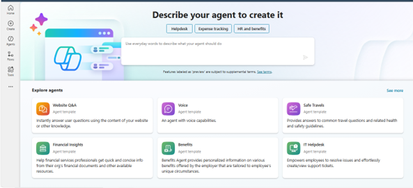 Copilot Studio used for extending M365 Copilot
