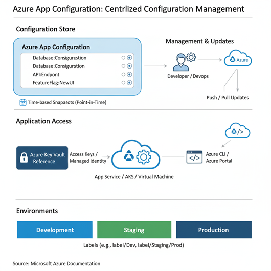 Azure App Configuration Using Labels to Manage Configurations.