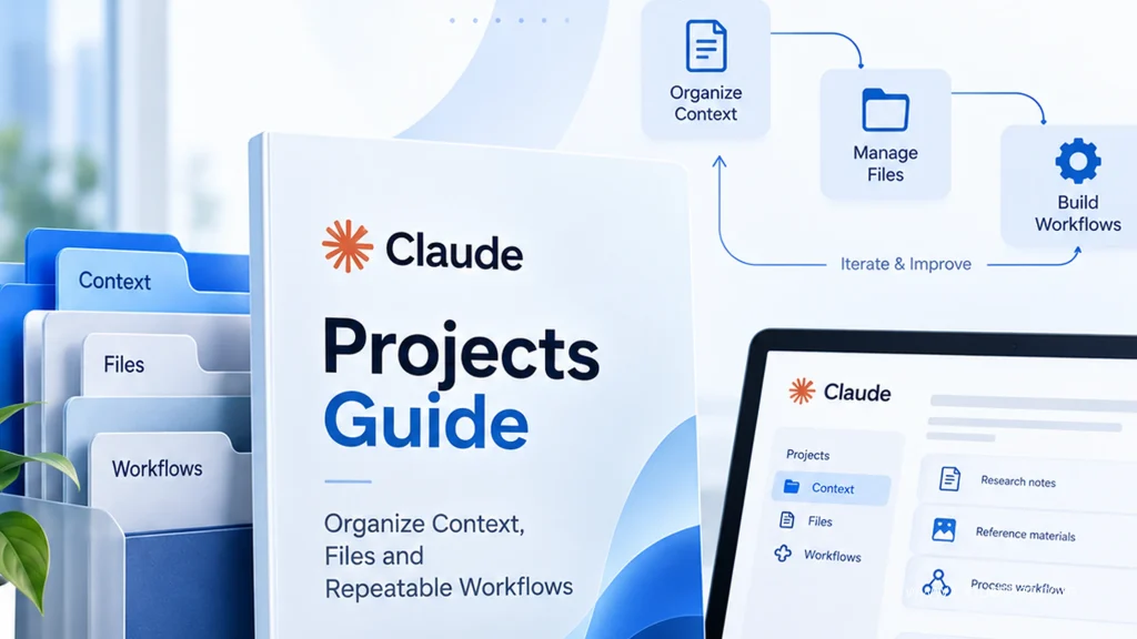 Three cards separate project instructions, reference knowledge and the immediate task prompt.