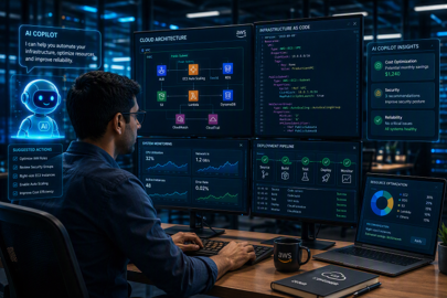 AI-powered cloud engineering automating infrastructure provisioning, monitoring, log analysis, incident response, and DevOps tasks.